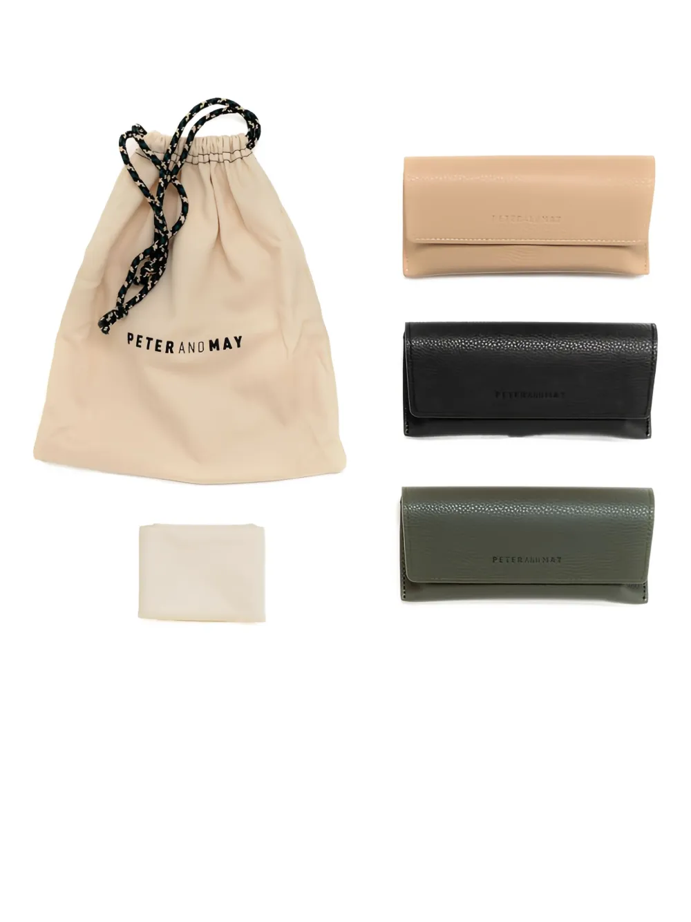 Peter & May Walk Zonnebril met vierkant montuur Zwart