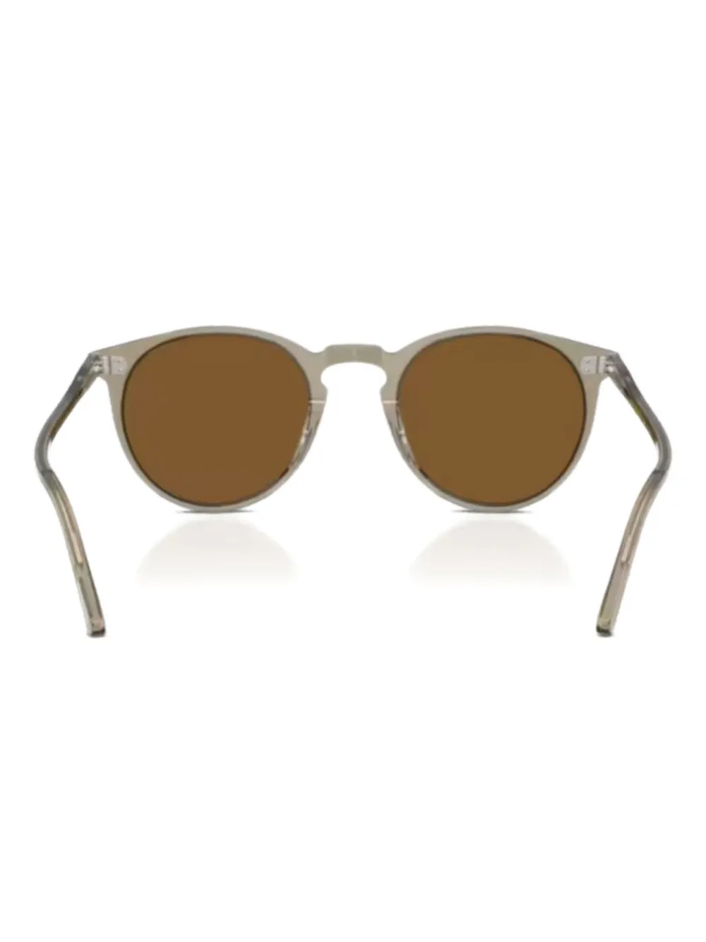 Oliver Peoples Zonnebril met rond montuur Beige