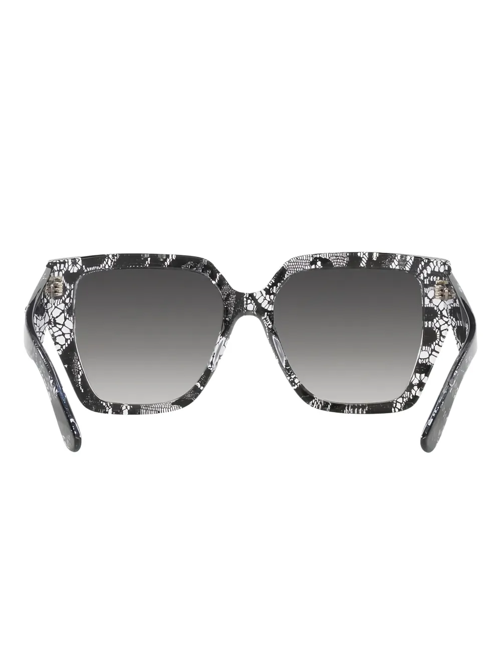 Dolce & Gabbana Eyewear Zonnebril met geometrisch montuur Zwart