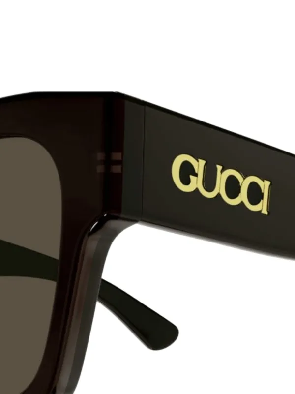 Gucci Occhiali Da Sole A Farfalla Gucci Eyewear Occhiali Da Sole A