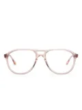 Peter & May Walk Lt23 Aria Nocturne oval-frame glasses - Pink