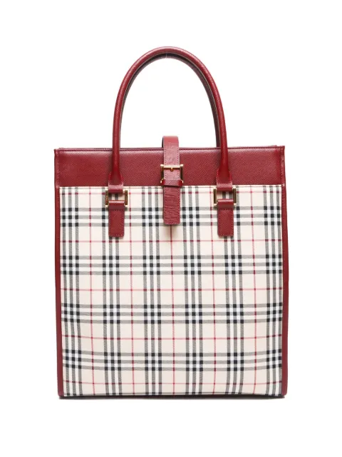 Burberry Pre-Owned 2000-2020 House Check Canvas handbag