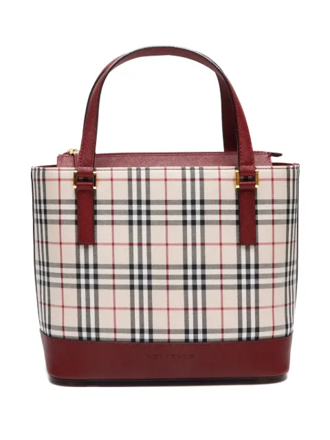 Burberry Pre-Owned 2000-2020 House Check Canvas handbag