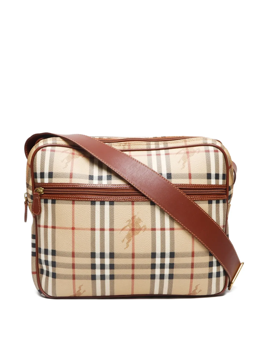 Burberry Pre-Owned 1990-2010 Haymarket Check shoulder bag | Neutrals | Image 1