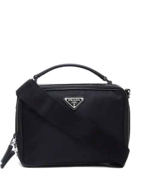 Prada Pre-Owned 2015 triangle-logo shoulder bag