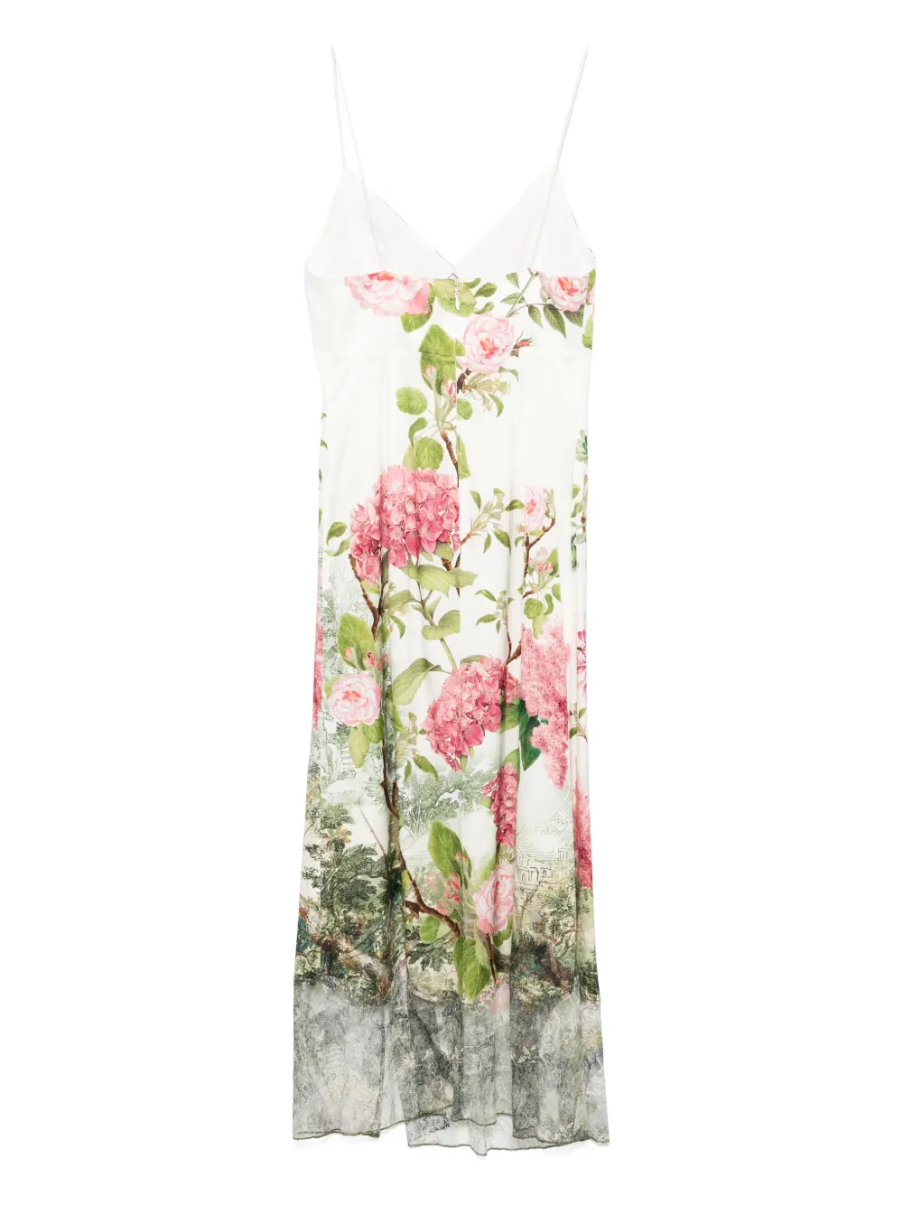 Alice + olivia Midi-jurk met bloemenprint - Wit