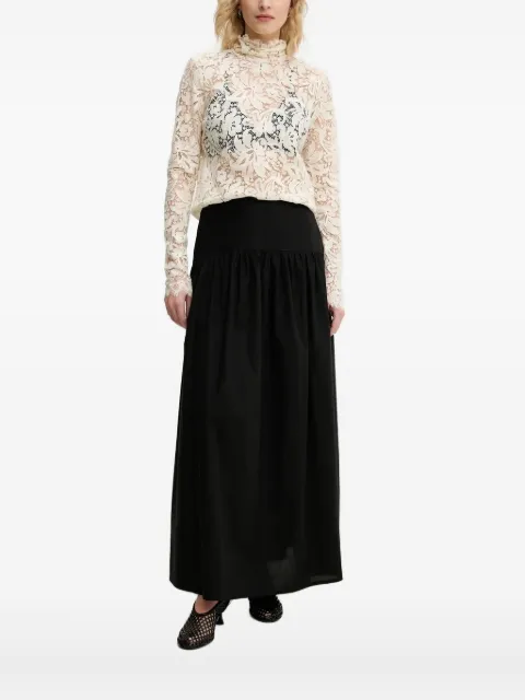 A.L.C. lace mock-neck blouse