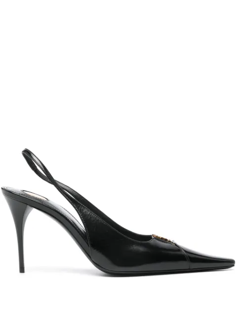 Saint Laurent zapatillas Babylone Breteuil con tacón de 90mm