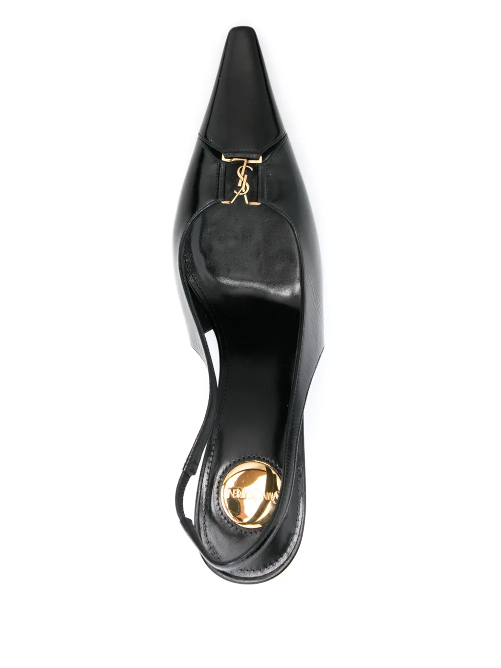 Saint Laurent 90 mm Babylone Breteuil pumps Zwart