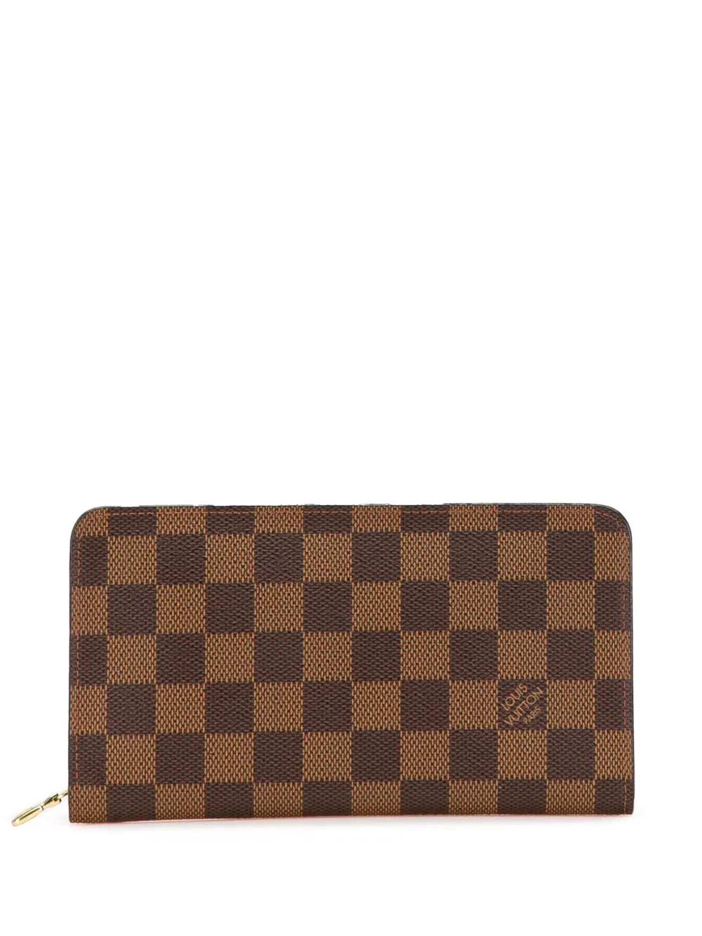 Louis Vuitton Pre-Owned 2005 ダミエ エベヌ ジッピーウォレット 長財布 - ブラウン Louis Vuitton Pre-Owned 2005 ダミエ エベヌ ジッピーウォレット 長財布 - ブラウン