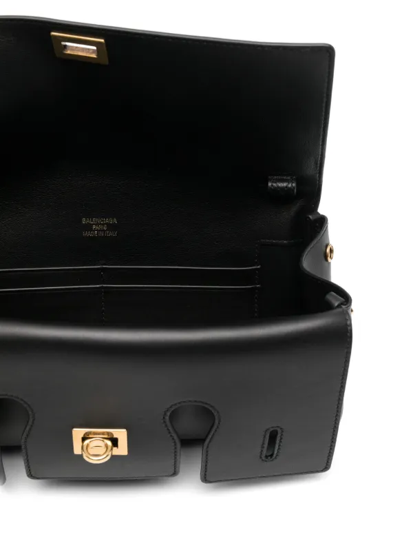 送料関税込★Balenciaga★ベルエア スモール レザートートバッグ Balenciaga Small Bel Air Tote Bag | Black | FARFETCH