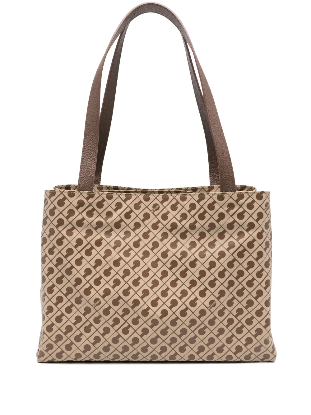 Gherardini patterned-print tote bag | Brown | Image 1