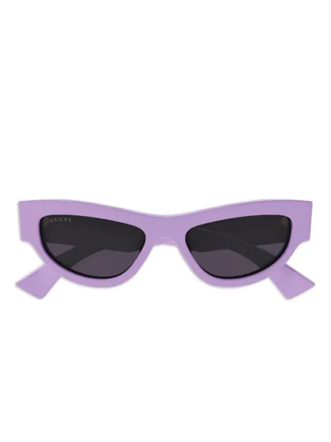 Gucci cat-eye logo sunglasses