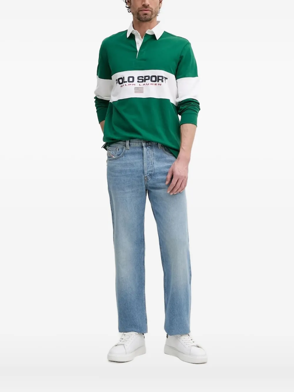 Polo Ralph Lauren long-sleeve rugby shirt | Green | Image 1