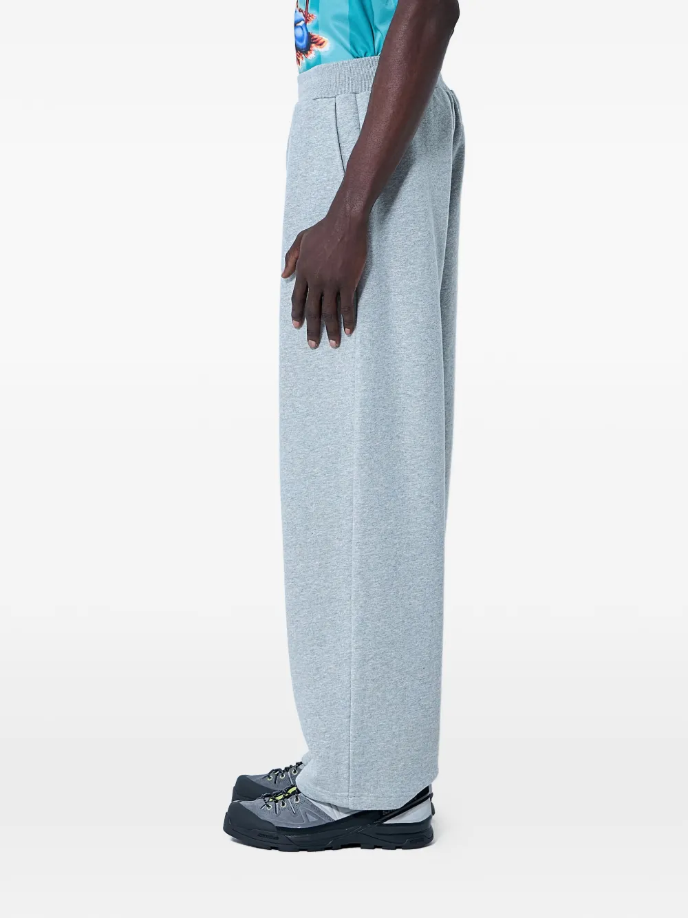 Awake NY drawstring logo track pants - Grau