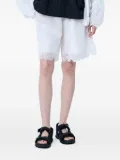 Cecilie Bahnsen Arya lace-trimmed shorts - White