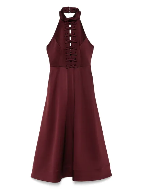 Rebecca Vallance Merlot midi dress