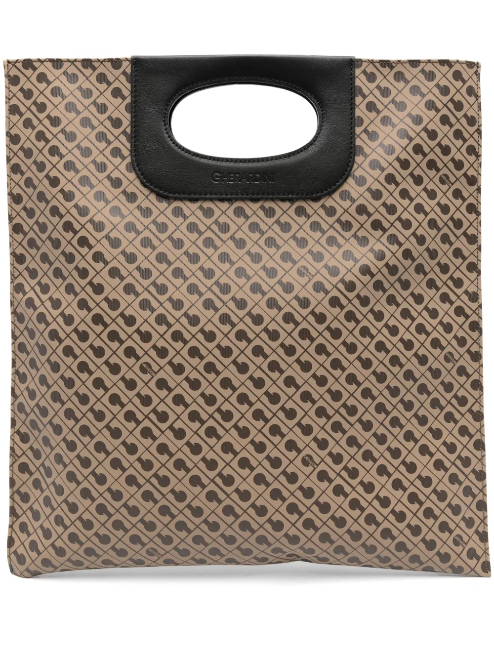 Gherardini pattern-print tote bag | Brown | Image 1