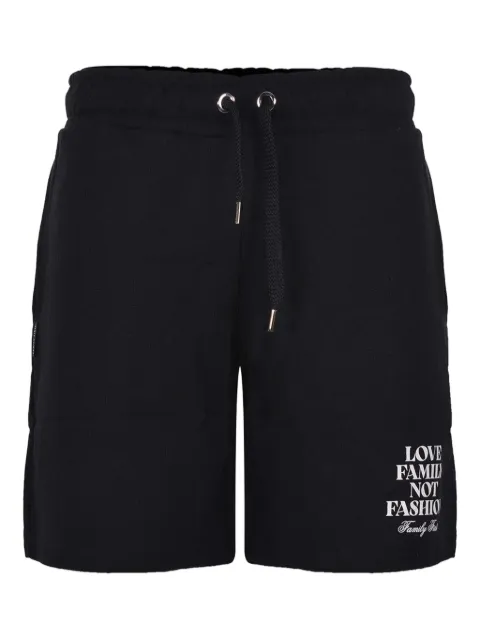 Family First logo-printed drawstring shorts