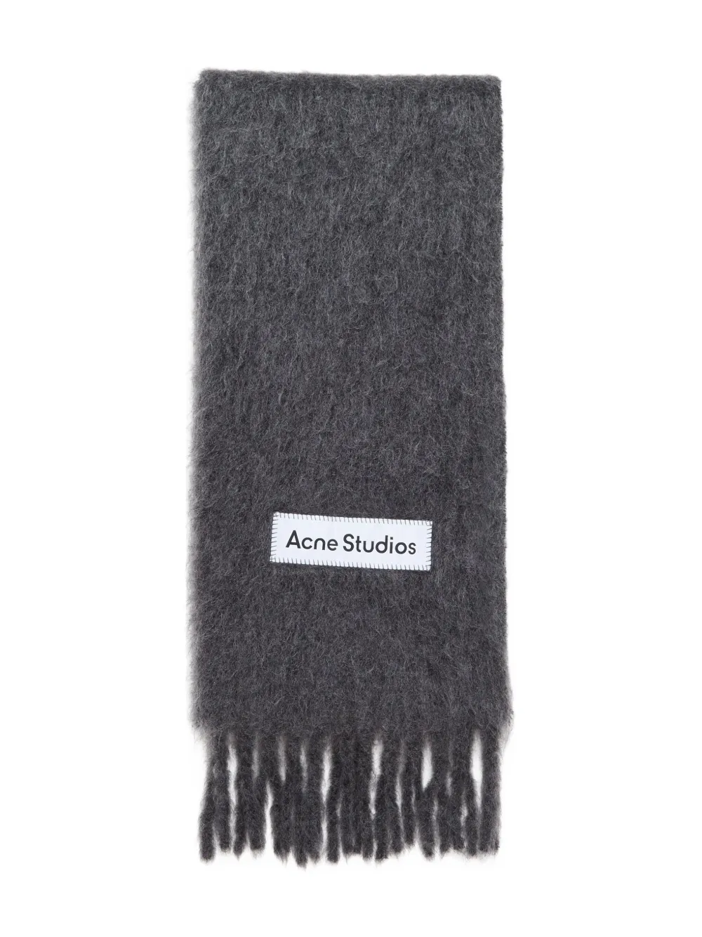 Acne Studios mascada con flecos | gris | Image 1