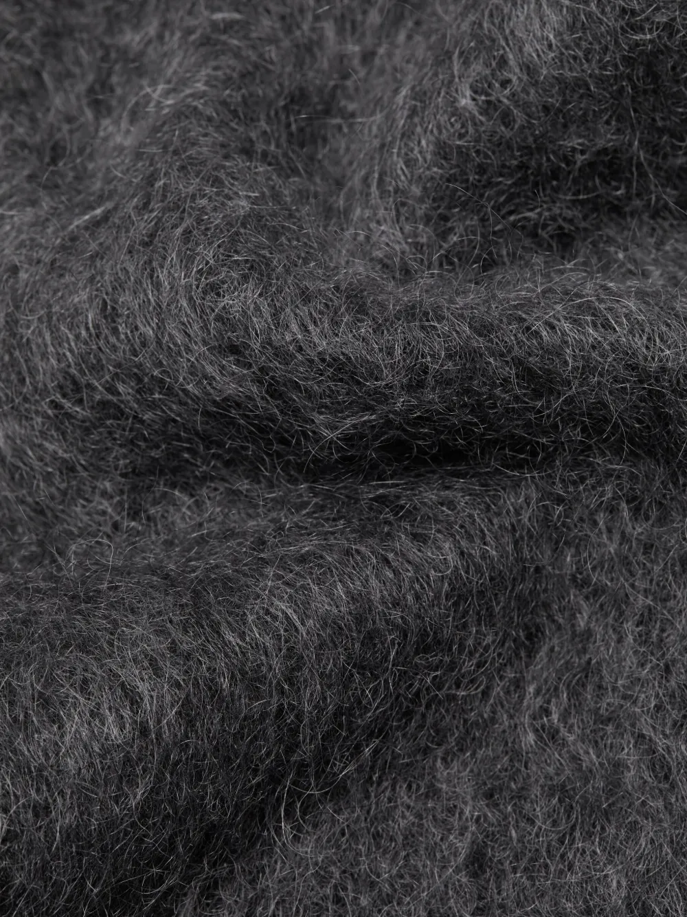 Acne Studios Fringed Scarf In Gray