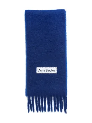 ［極美品］Acne Studios ブルー　マフラー 極美品］Acne Studios ブルー マフラー 2025年最新】acne studios