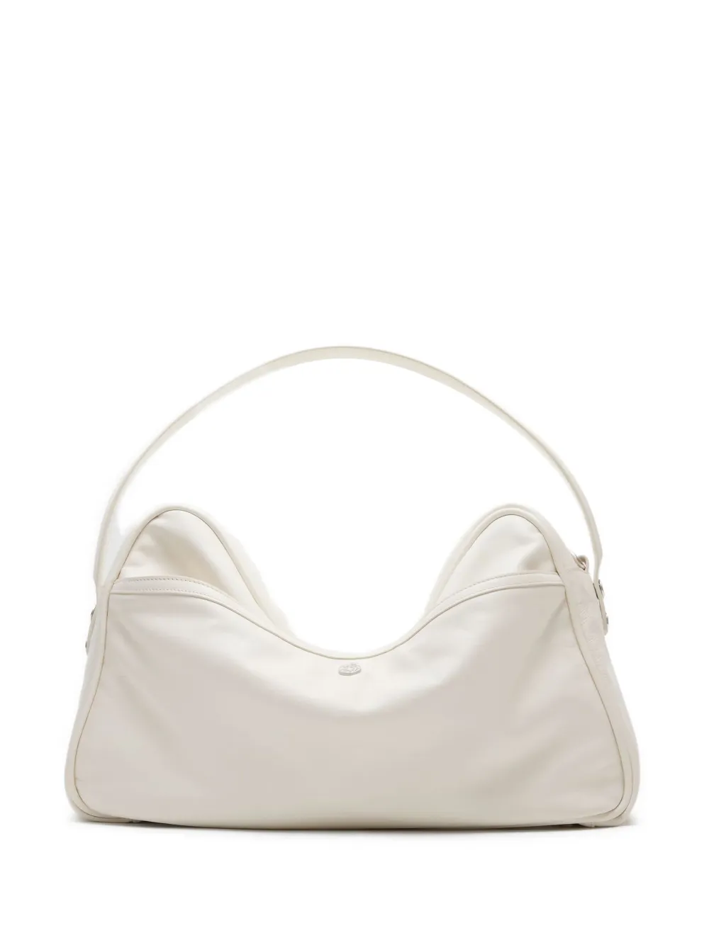 Acne Studios Camero leren schoudertas Wit