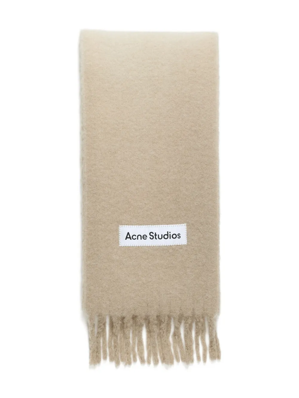 Acne Studios mascada con flecos | neutro | Image 1