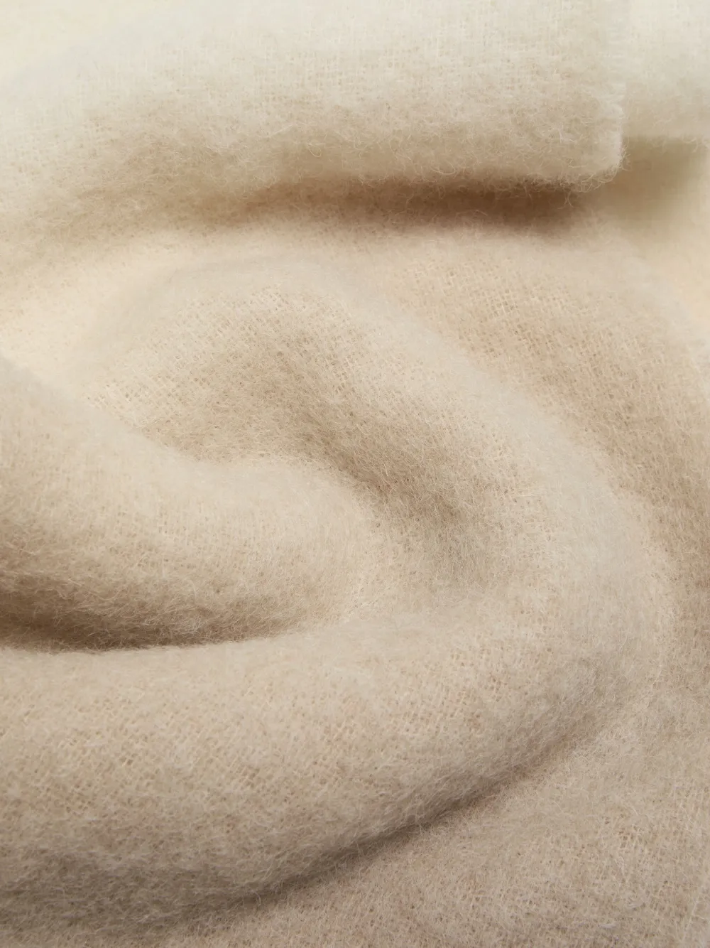 Acne Studios Sjaal met franje Beige