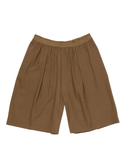 Acne Studios pleated wide-leg shorts