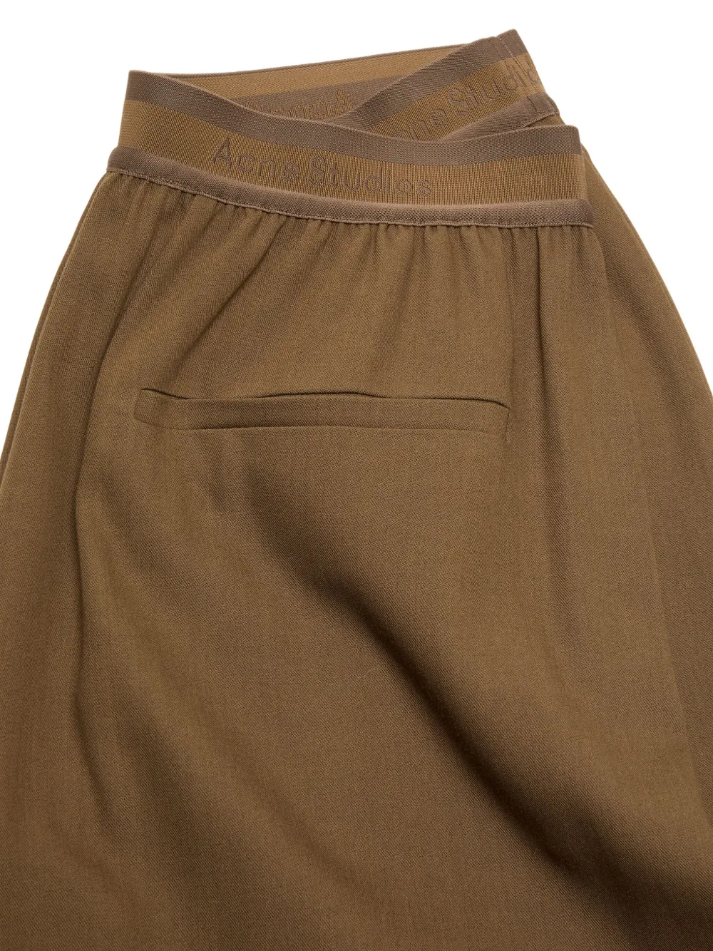 Acne Studios pleated wide-leg shorts Bruin