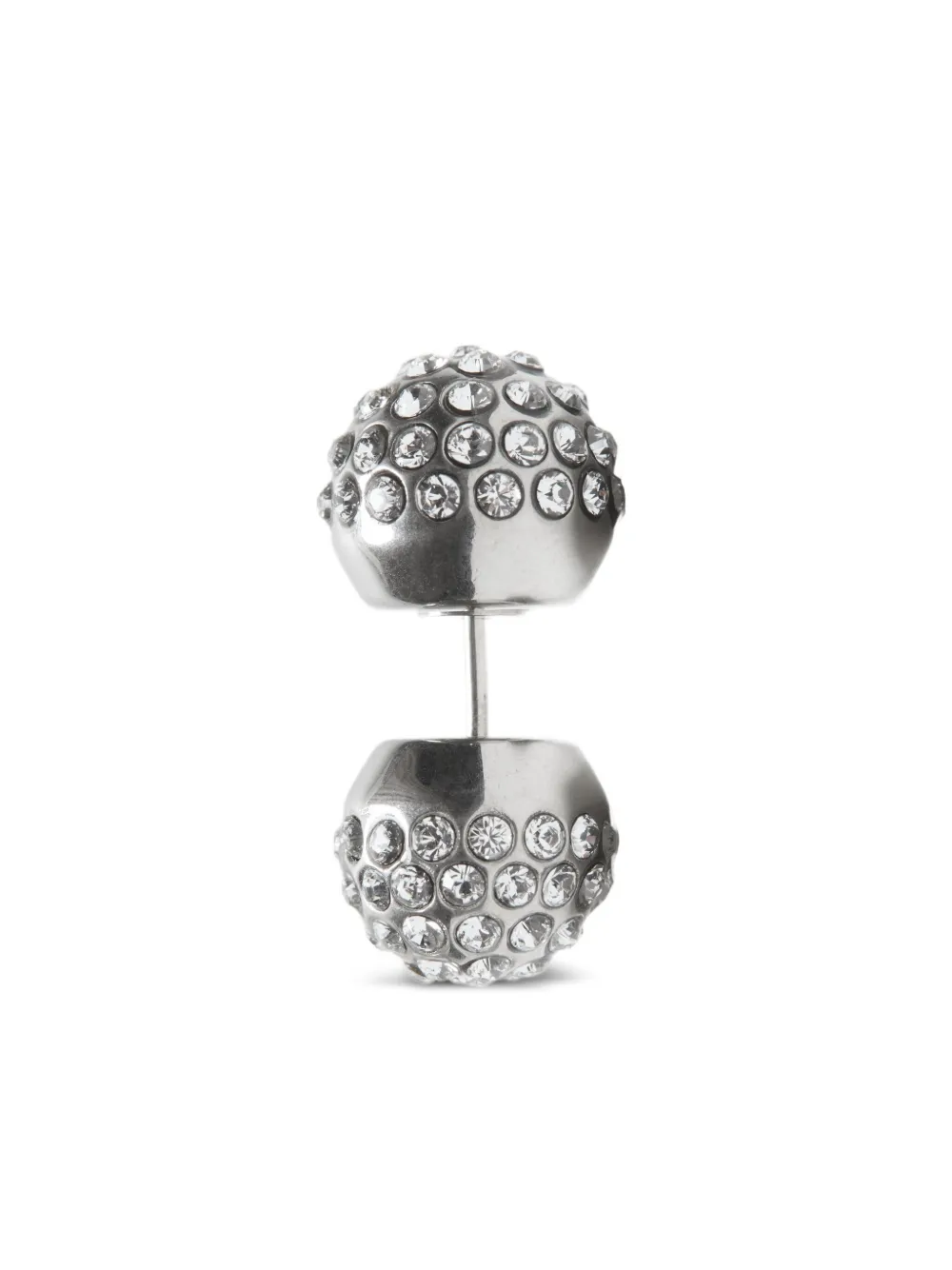 Acne Studios crystal-embellished ball earrings | Women | Image 2