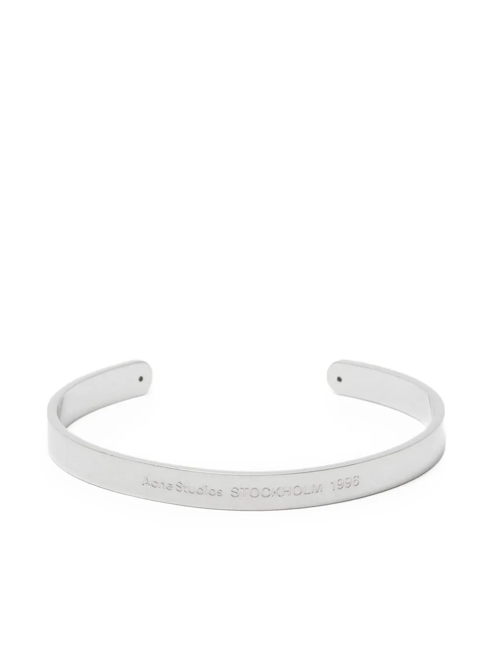 engraved-logo bracelet