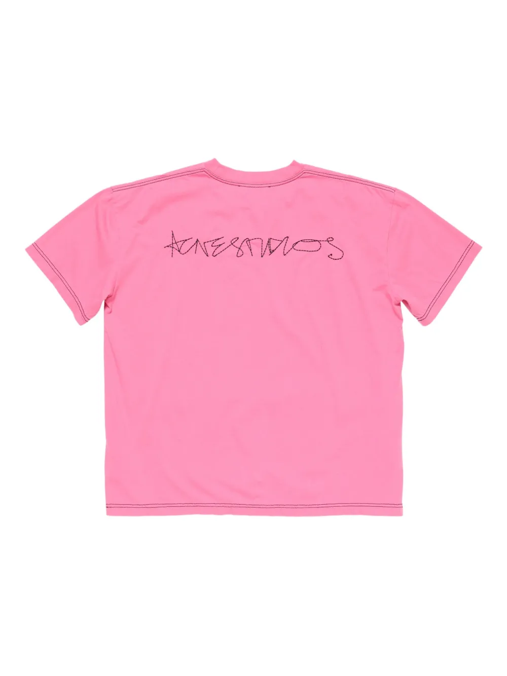 Acne Studios playera con logo estampado | rosado | Image 1