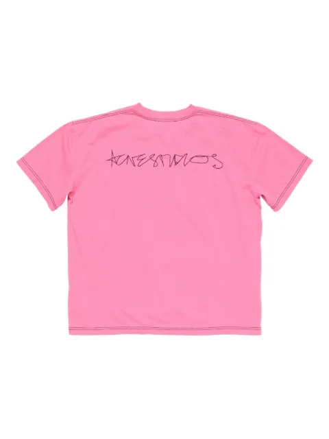 Acne Studios playera con logo estampado