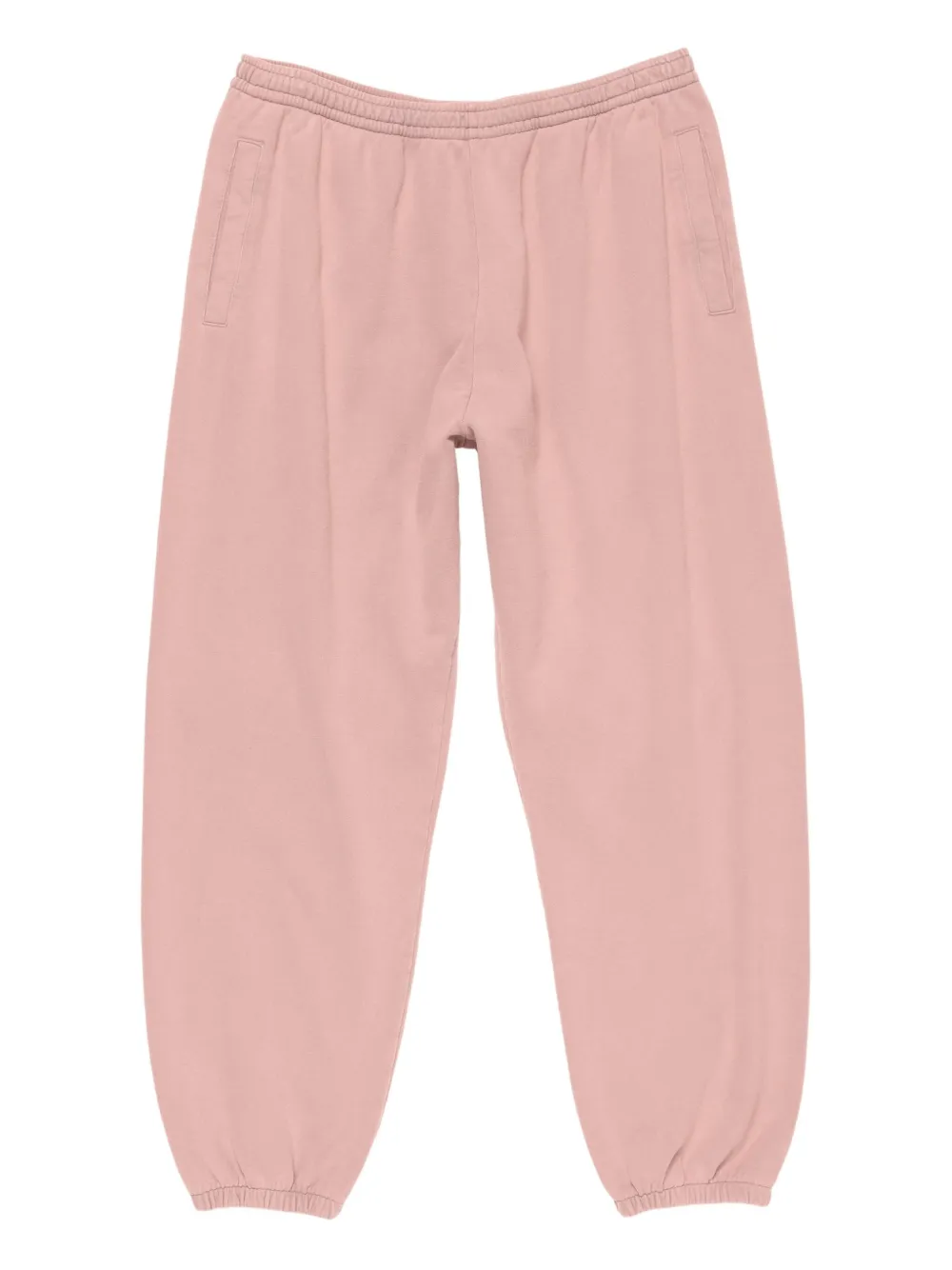 Acne Studios elasticated-cuff cotton track pants Paars