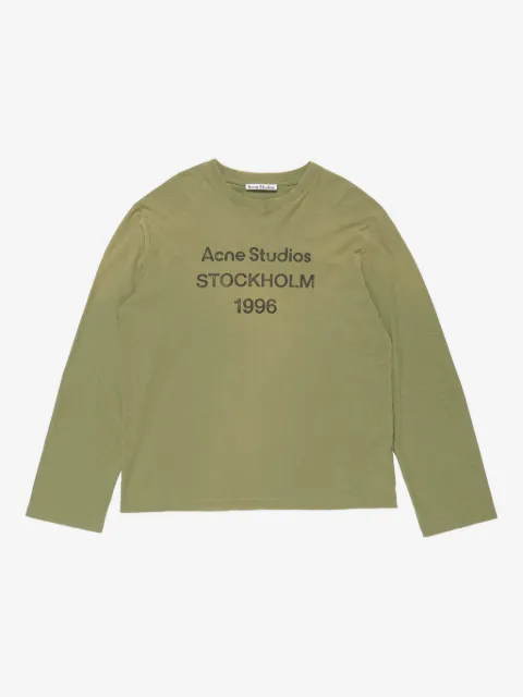 Acne Studios t-shirt à logo imprimé
