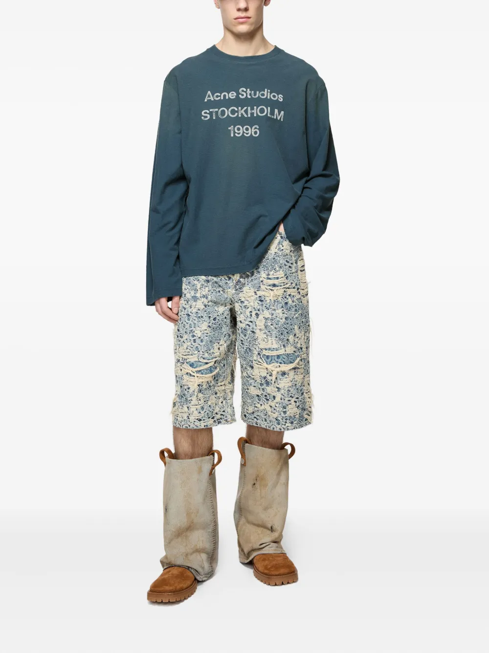 Acne Studios playera con logo estampado | Playeras y jerséis | Image 2