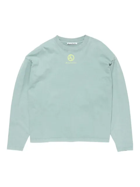 Acne Studios logo-printed long-sleeve T-shirt