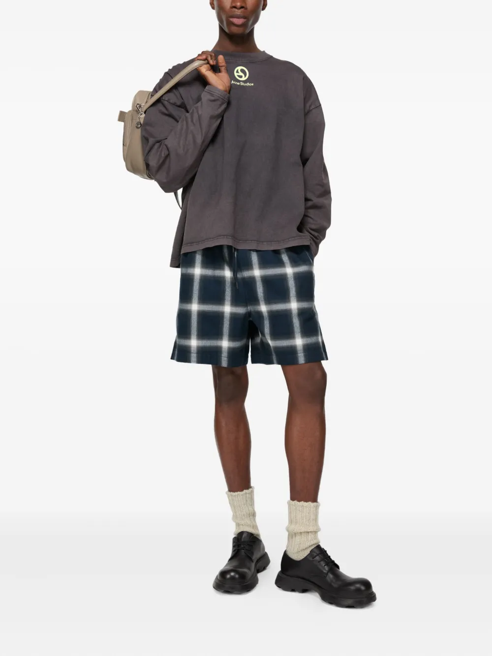 Acne Studios camiseta con manga larga y logo estampado | Camisetas | Image 2
