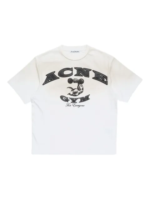 Acne Studios 로고 프린트 티셔츠