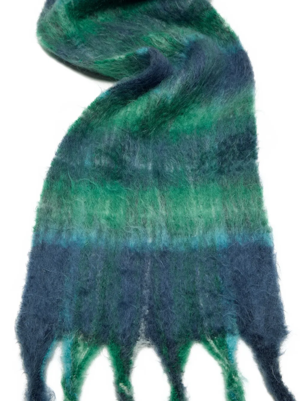 Acne Studios plaid fringed scarf | Women | Image 2