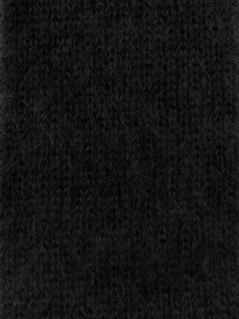 Acne Studios Logo-patch Fringed Scarf In Black