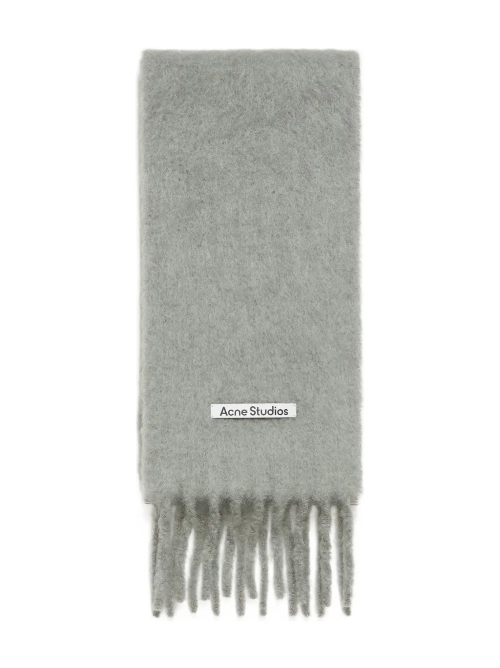 Acne Studios fringed scarf | Grey | Image 1