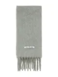 Acne Studios fringed scarf - Grey