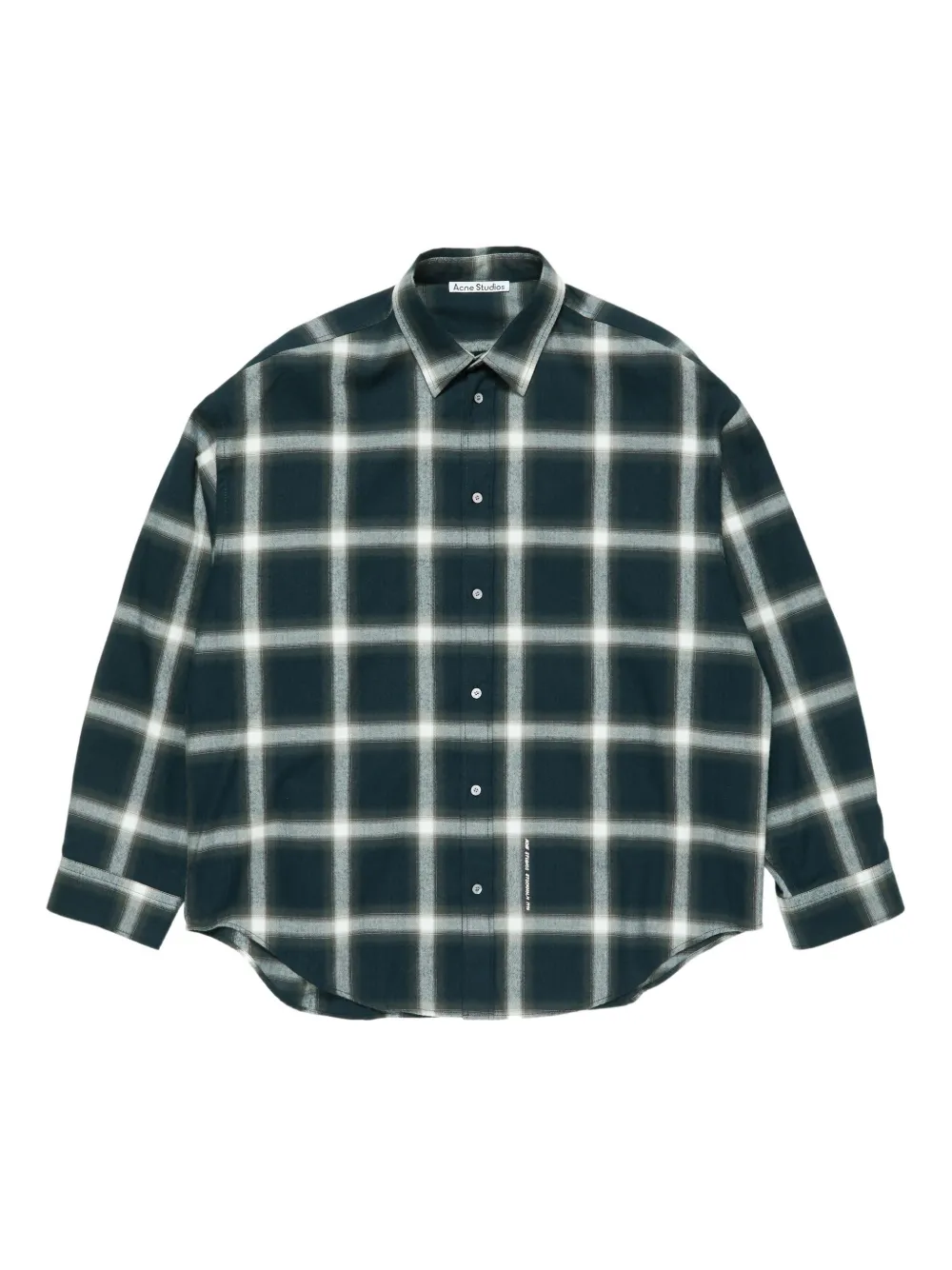 Acne Studios check-pattern shirt | verde | Image 1