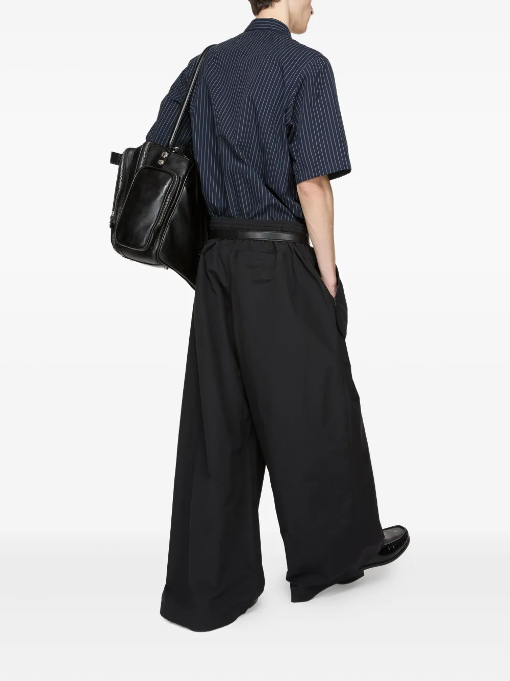 Acne Studios striped short-sleeve shirt Blauw
