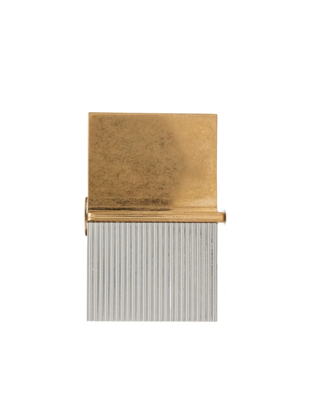 Acne Studios Notepad-shaped Earrings In Gold