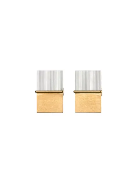Acne Studios notepad-shaped earrings