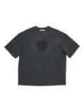 Acne Studios heart-patch T-shirt - Black